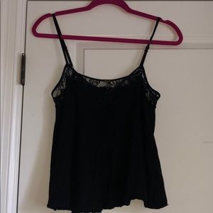 Free people lace trim cami